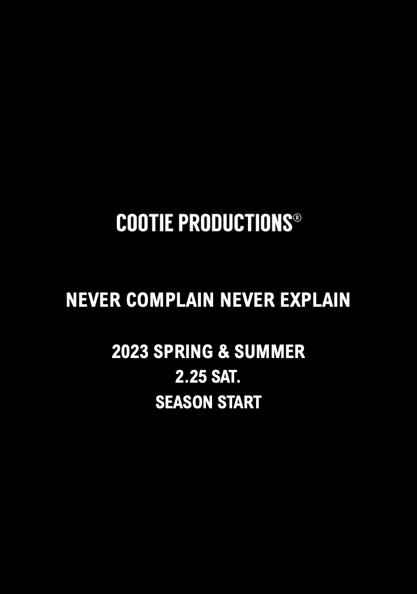 TAT 2階】 COOTIE PRODUCTIONS 2.25 SAT. SEASON START – TIME AFTER TIME