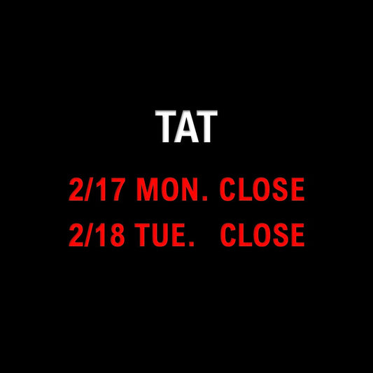 【TAT】   営業日についてのお知らせ