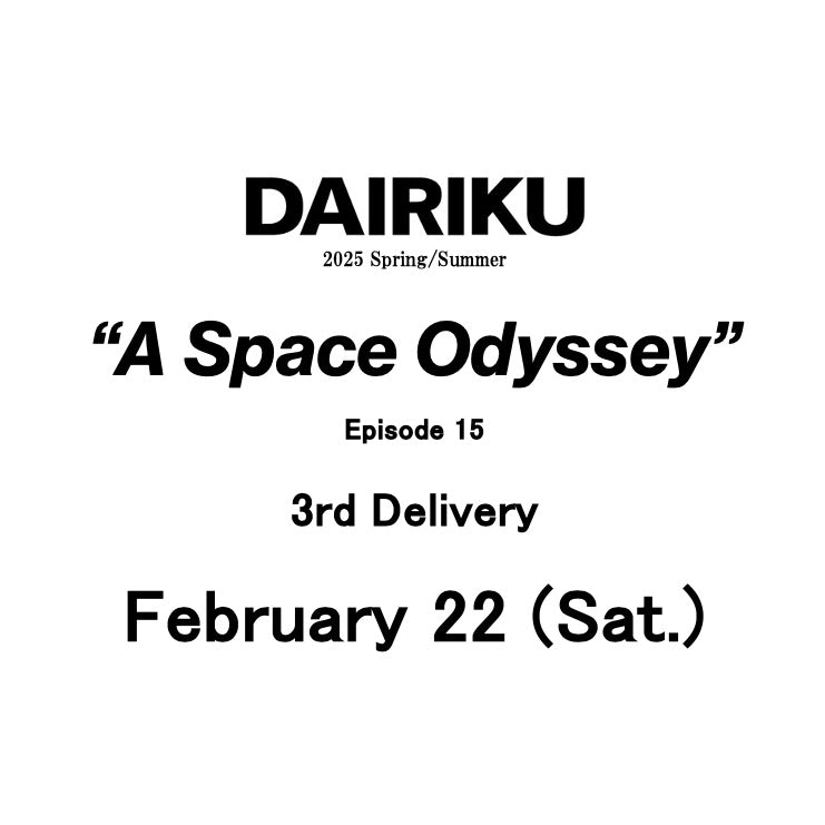【TAT 1階】   DAIRIKU 2月22日 土曜日 発売。