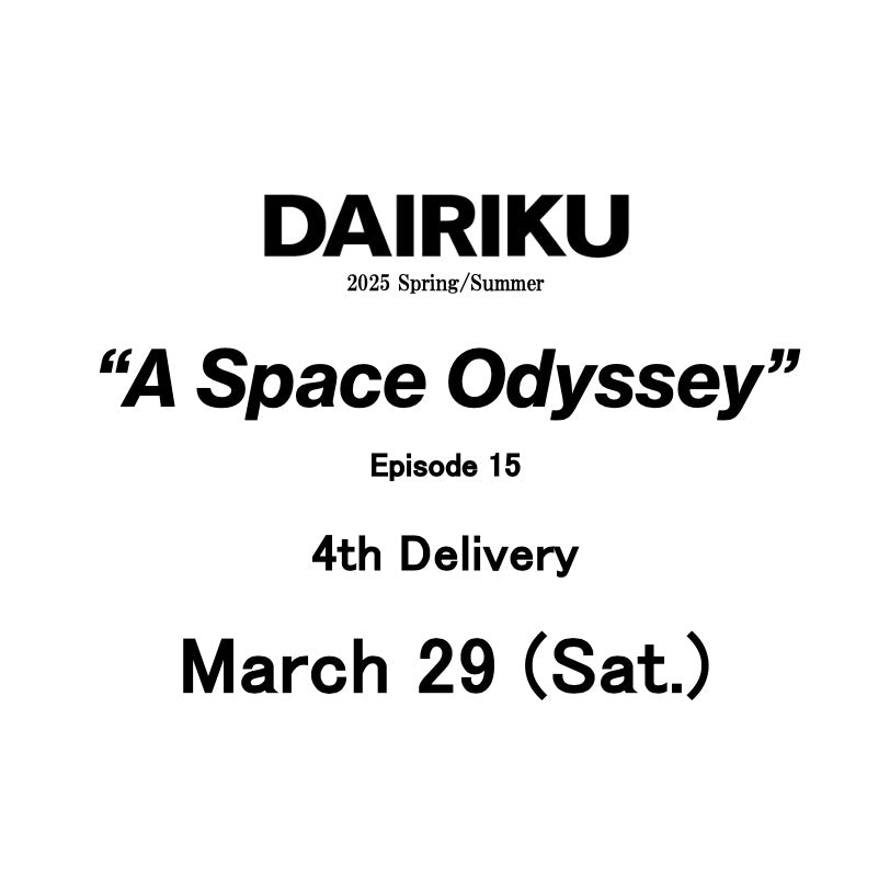 【TAT 1階】   DAIRIKU 3月29日 土曜日 発売。