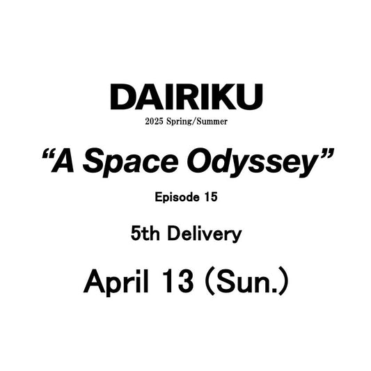 【TAT 1階】 DAIRIKU 4月13日 日曜日 発売。
