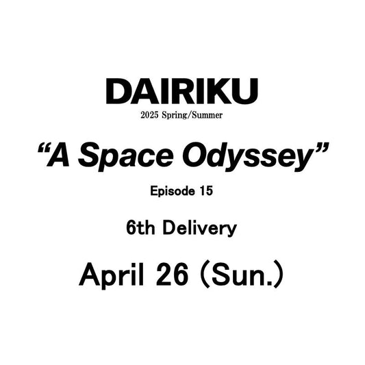 【TAT 1階】 DAIRIKU 4月27日 日曜日 発売。
