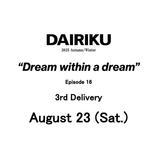 【TAT 1階】 DAIRIKU 8月23日 土曜日 発売。