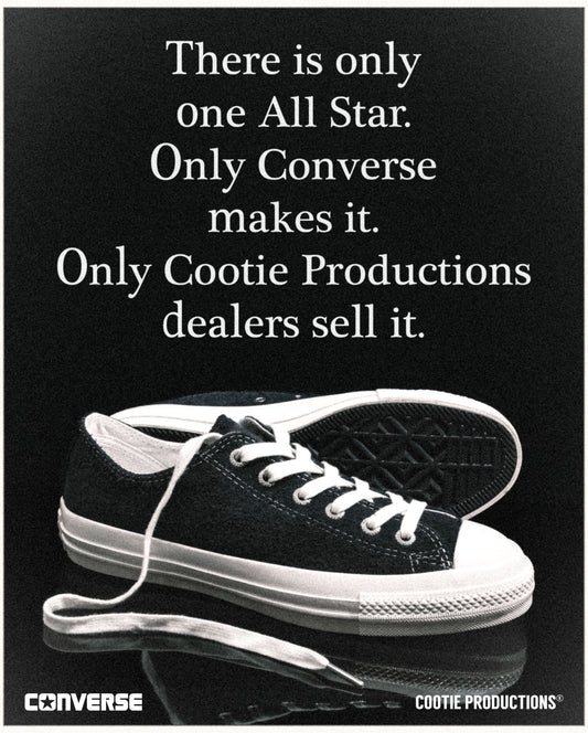 【TAT 2階】 COOTIE PRODUCTIONS / CONVERSE 8月30日 土曜日 発売。