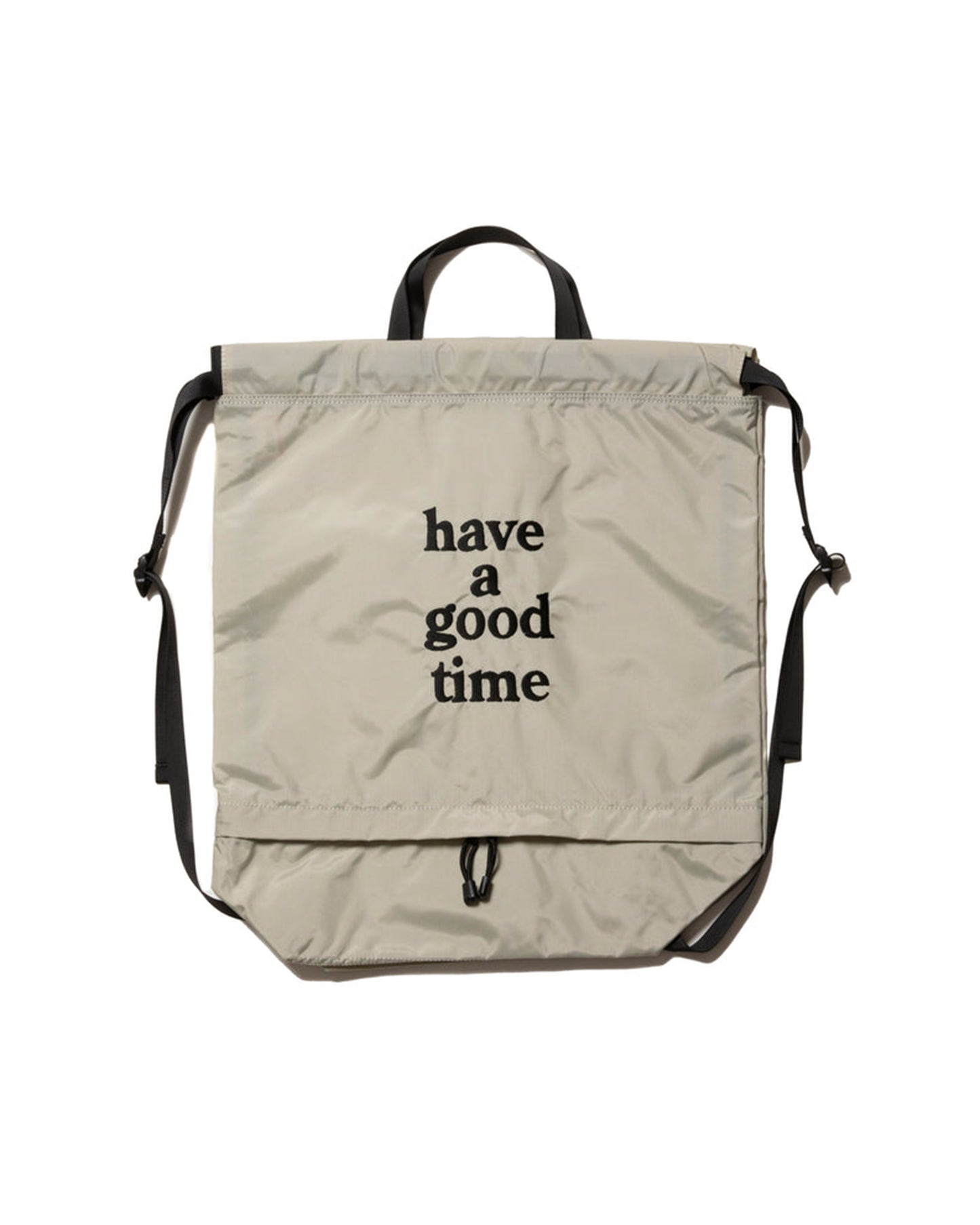 LOGO EMBROIDERY DRAWSTRING BAG