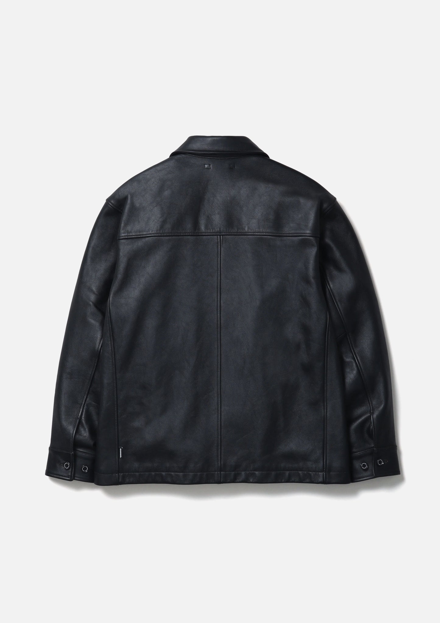 LEATHER CAR COAT