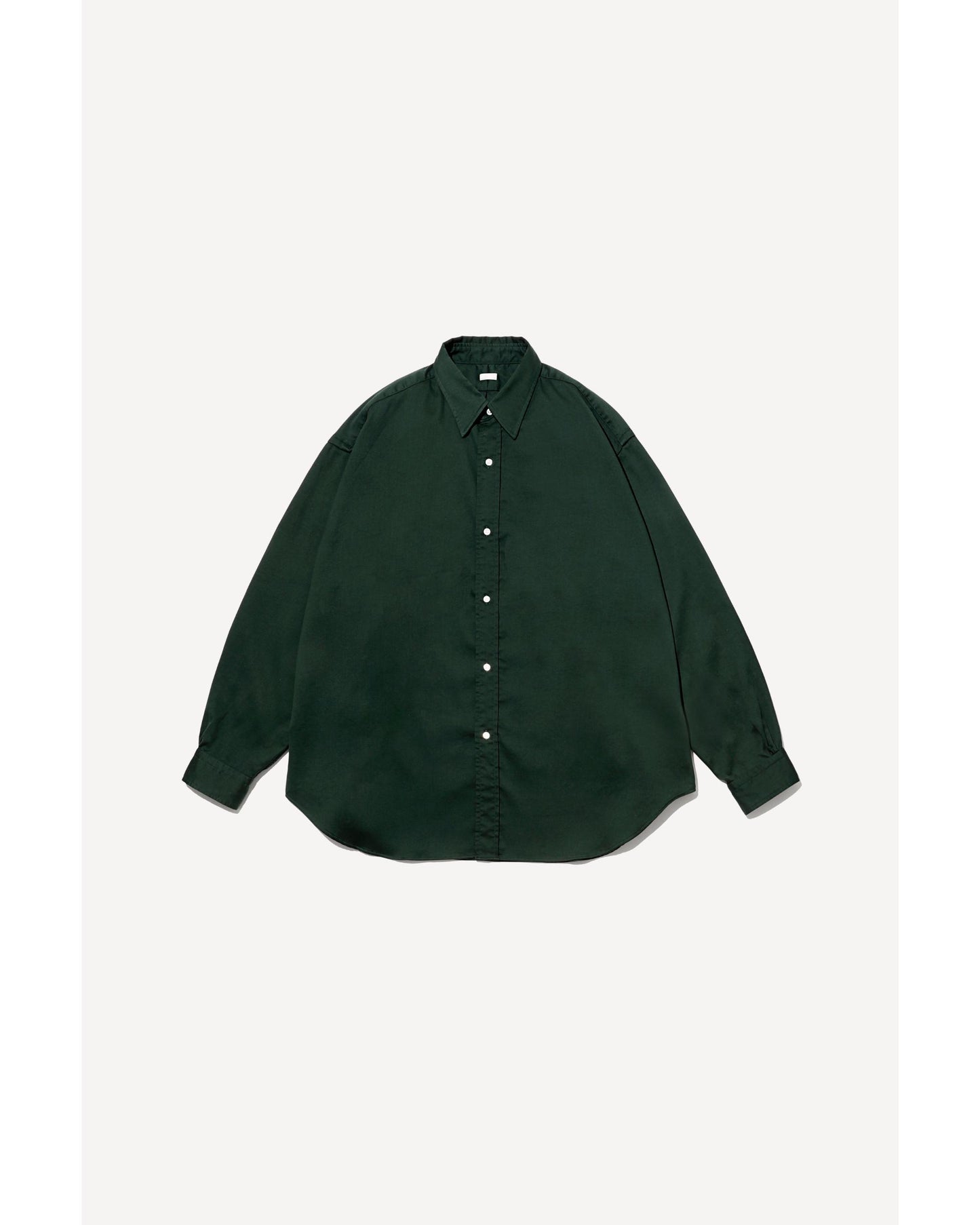 Double Weave Twill Regular Collar Shirt