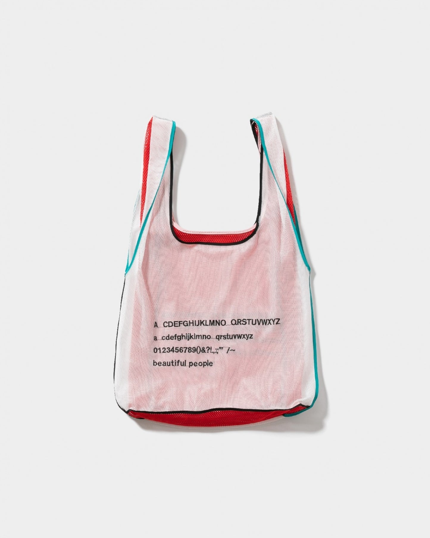 alphabet embroidely marche flip bag