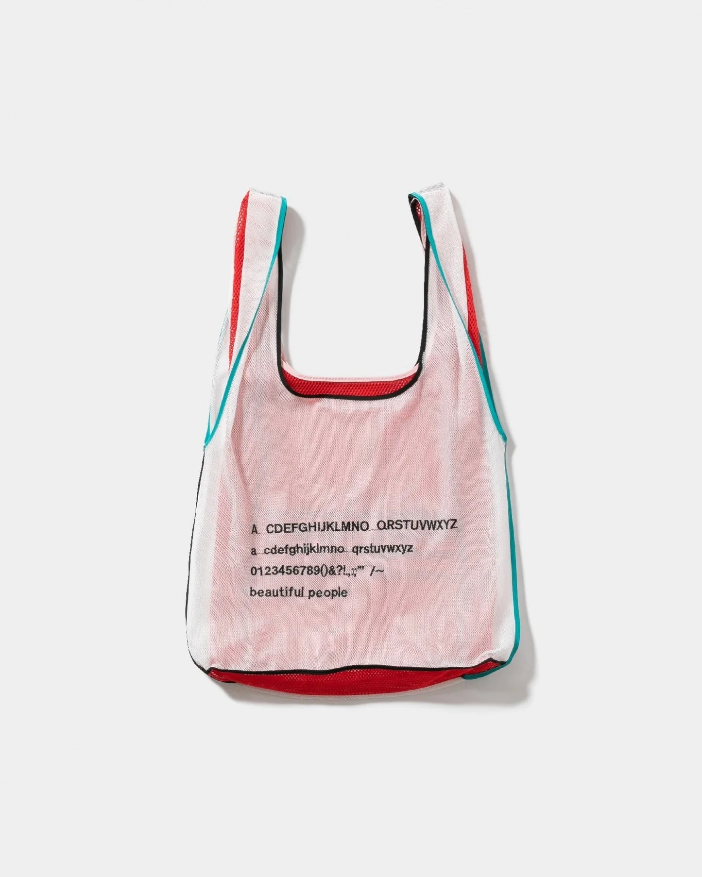 alphabet embroidely marche flip bag