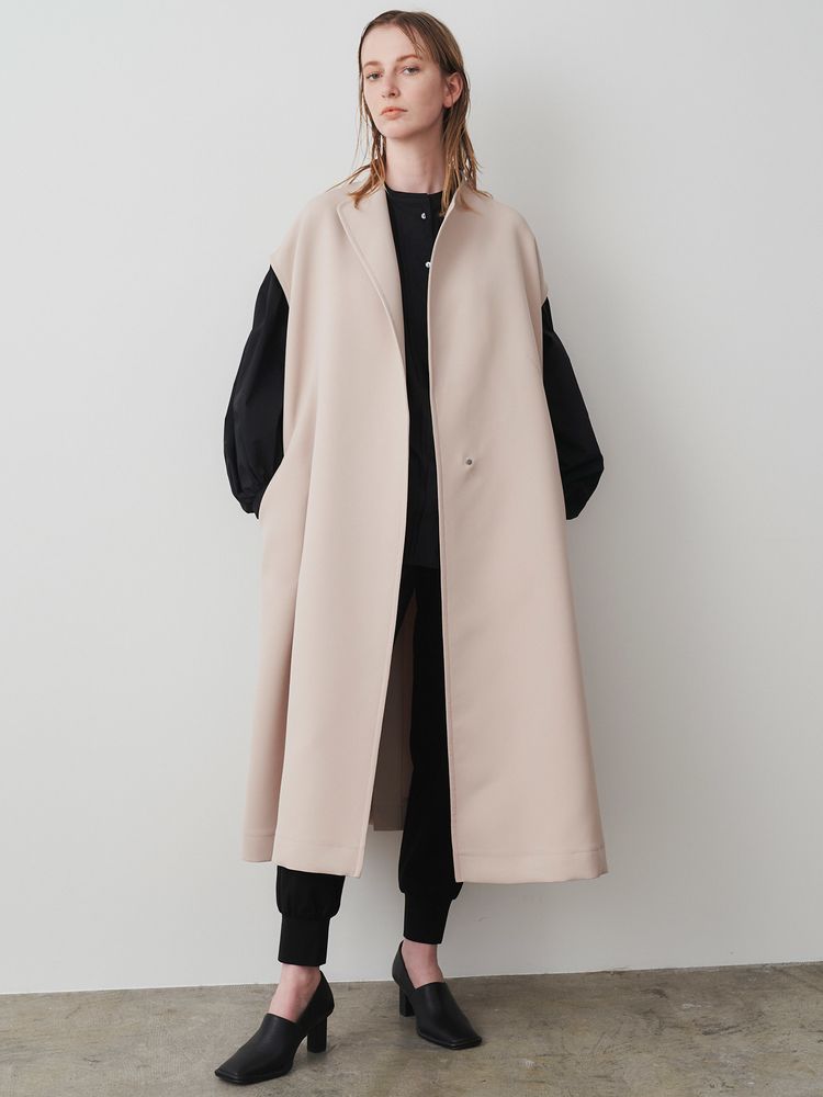 TRIPLE CLOTH LONG GILET