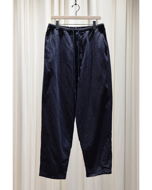 ネイビーデニム テーパードパンツ NAVY