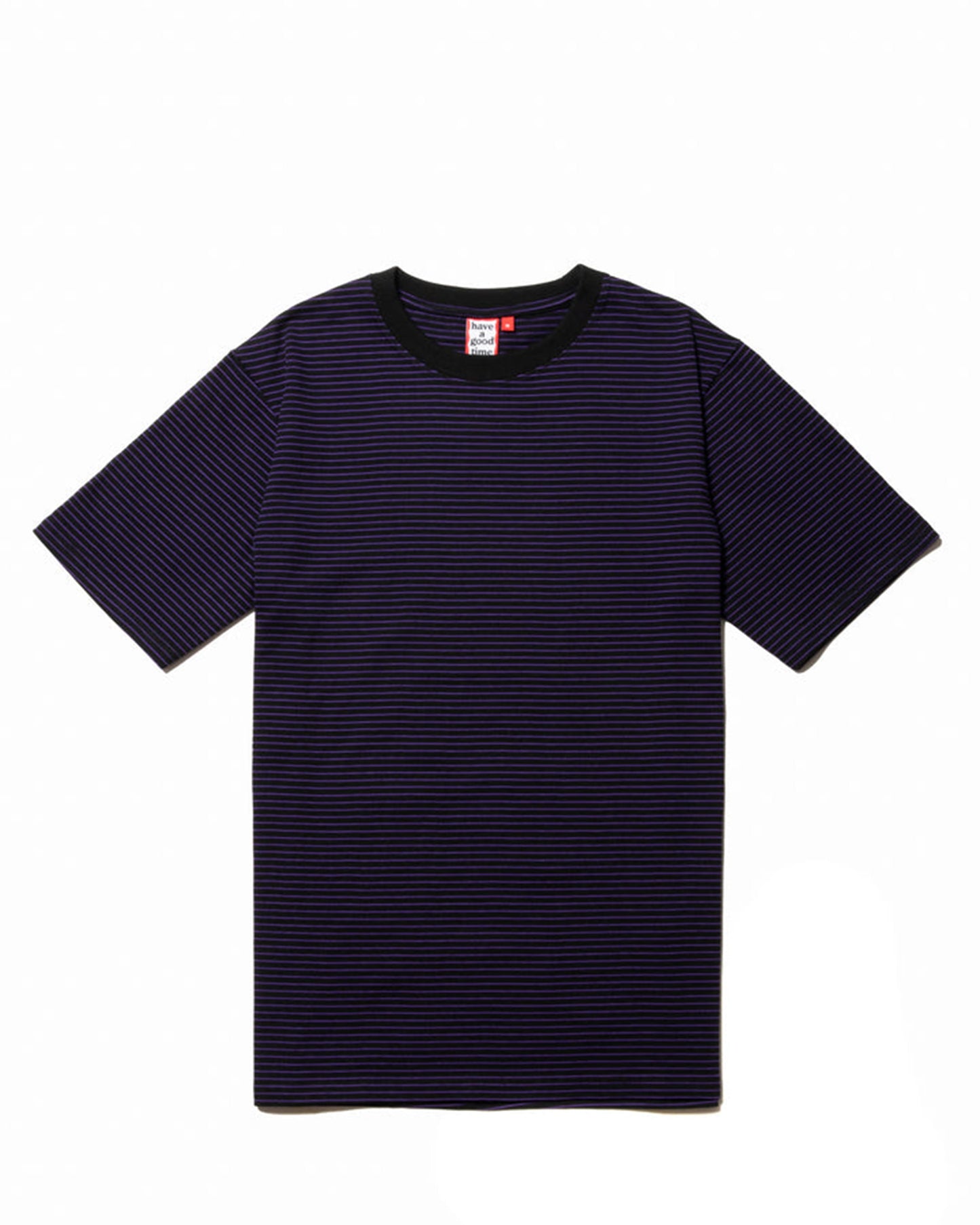 GOTHIC OLD ENGLISH SIDE LOGO STRIPED S/S TEE