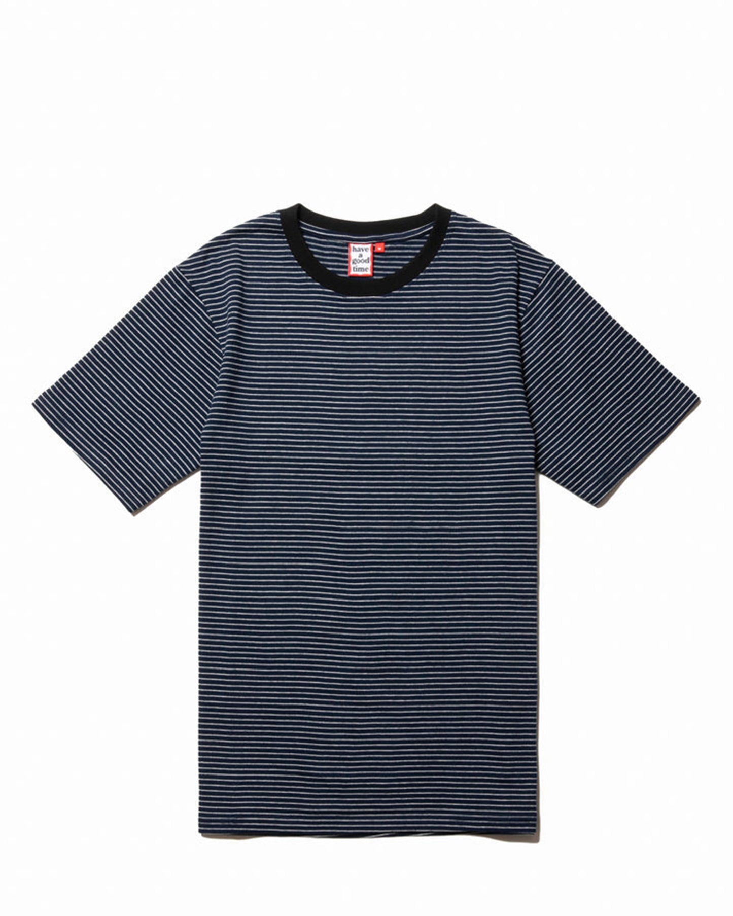 GOTHIC OLD ENGLISH SIDE LOGO STRIPED S/S TEE