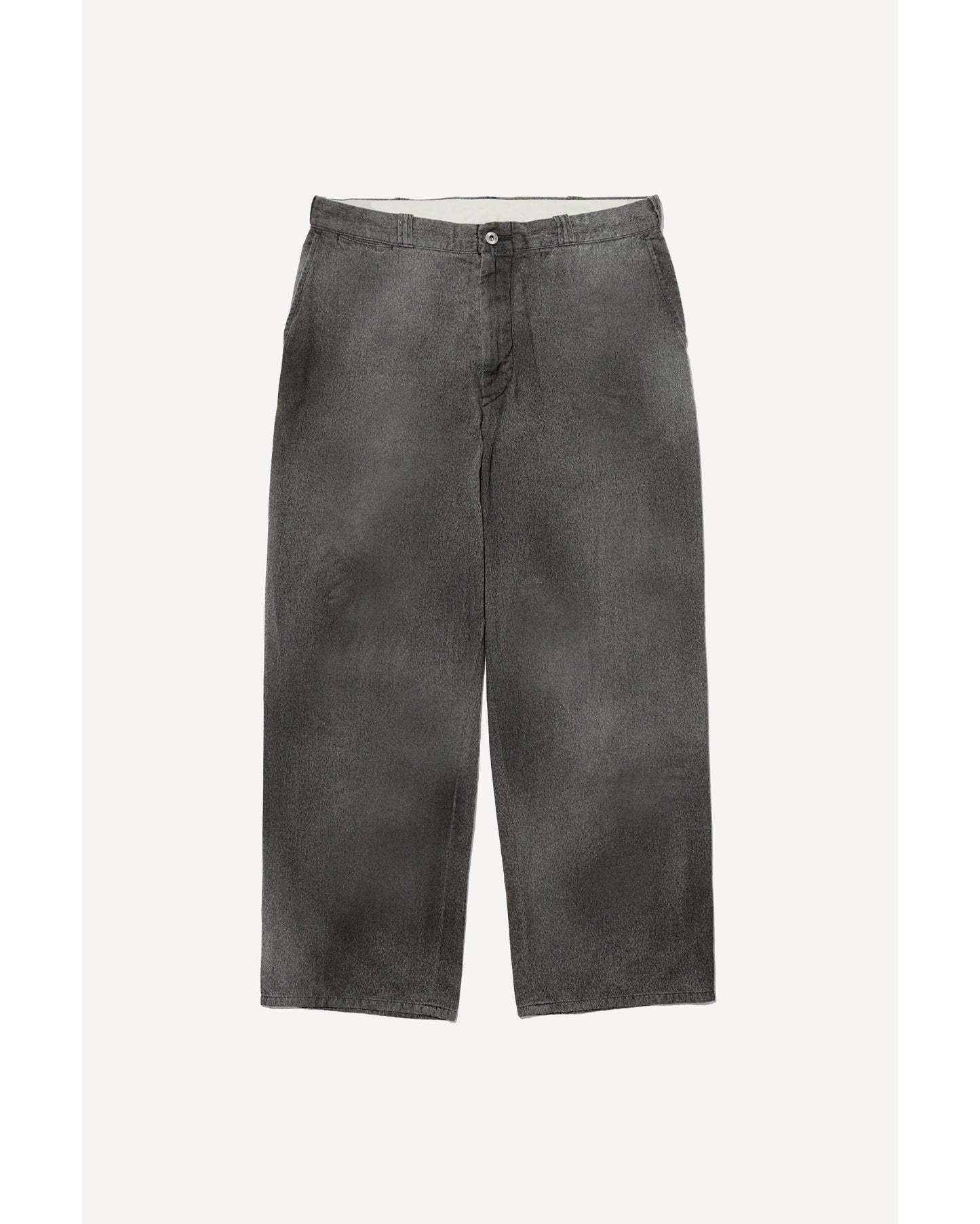 Vintage Black Chambray Work Pants
