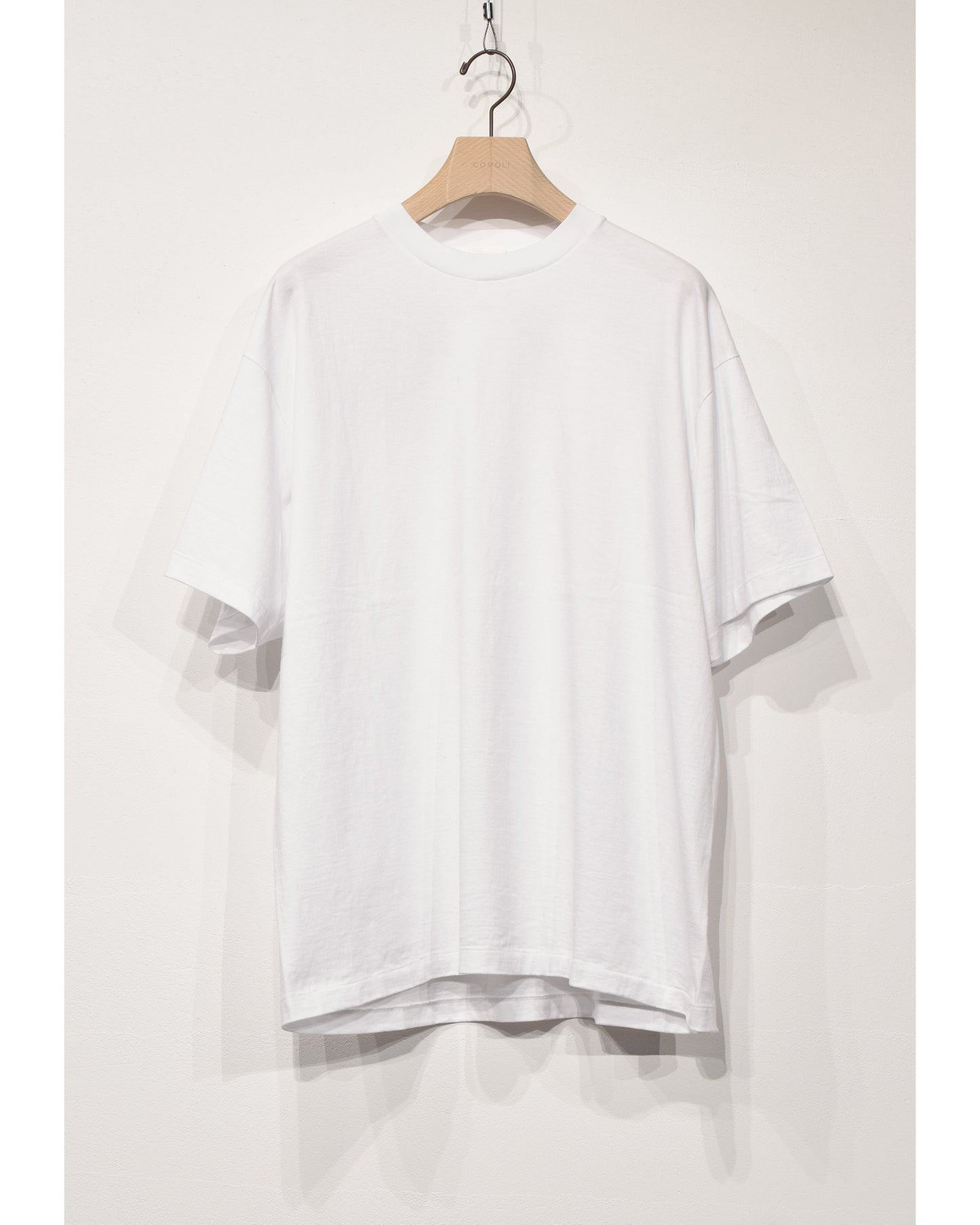 空紡天竺 半袖Tシャツ WHITE