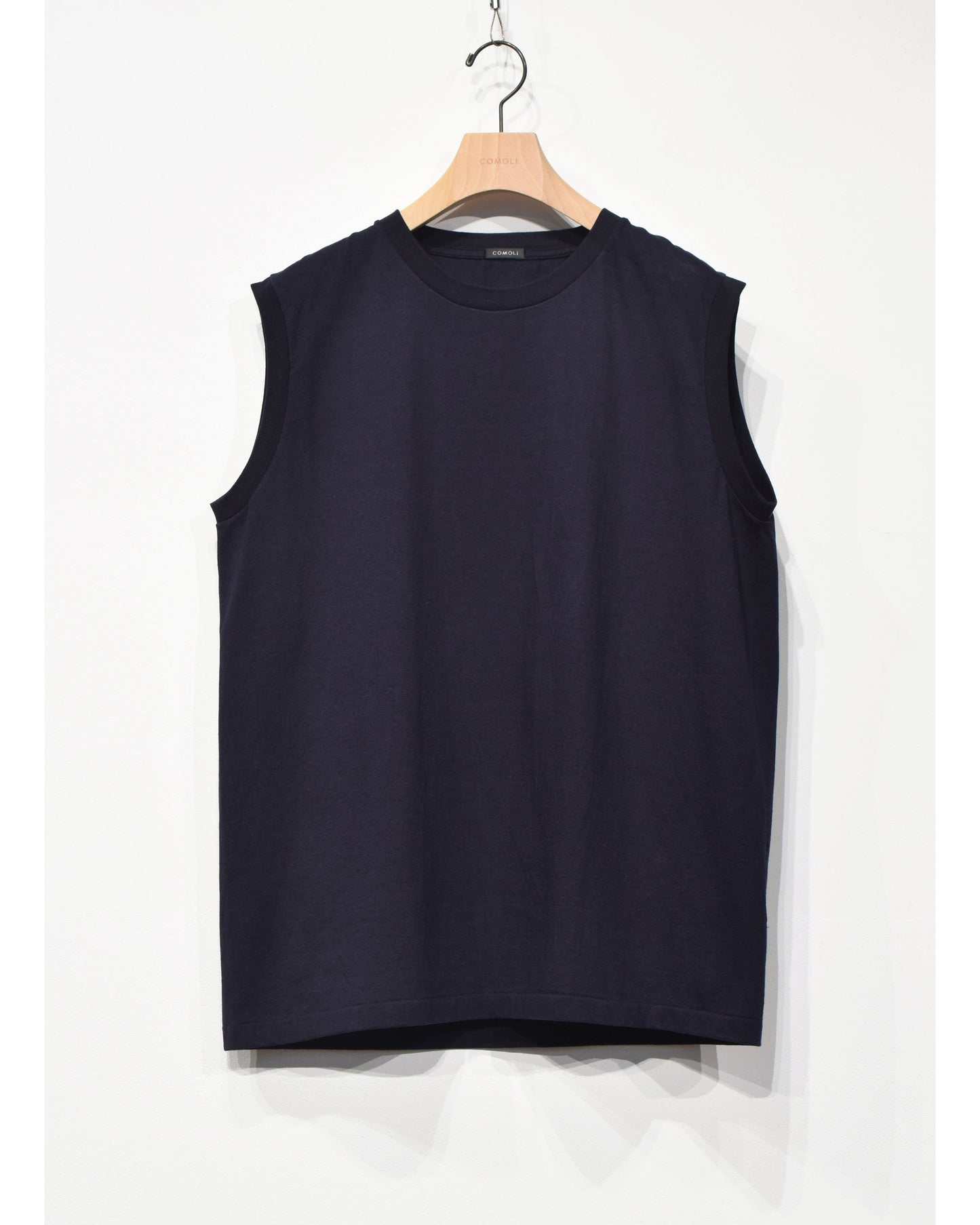 空紡天竺 ノースリーブ NAVY