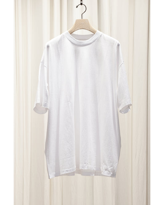 コットンジャージ 半袖Tシャツ WHITE