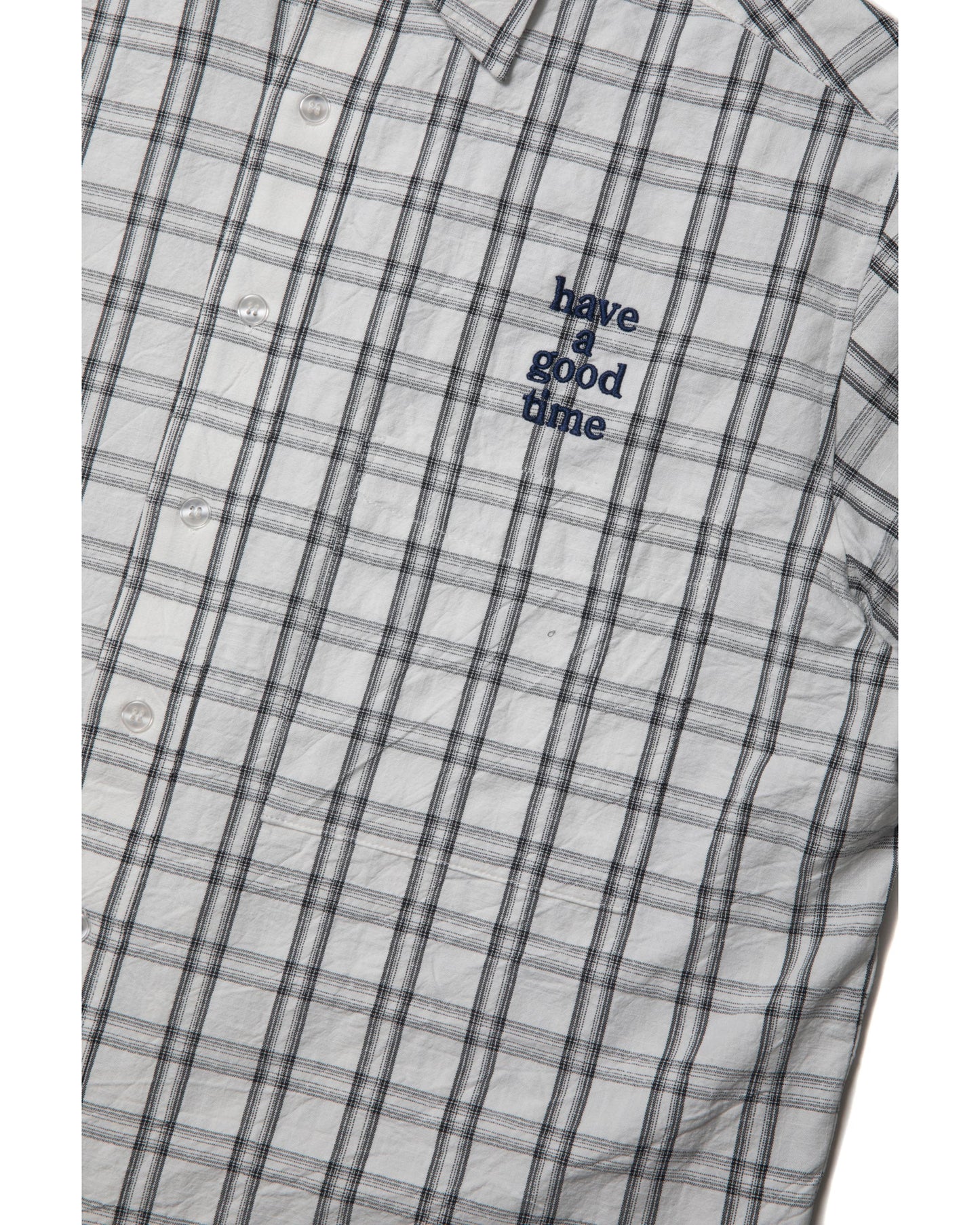 MINI LOGO S/S CHECK SHIRT