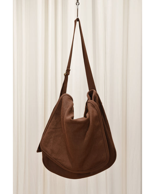 ヘンプダック ショルダーバッグ BROWN