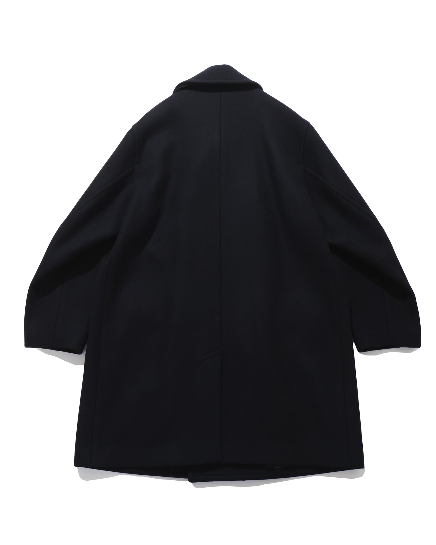 Wool Melton 10B Pea Coat DarkNavy
