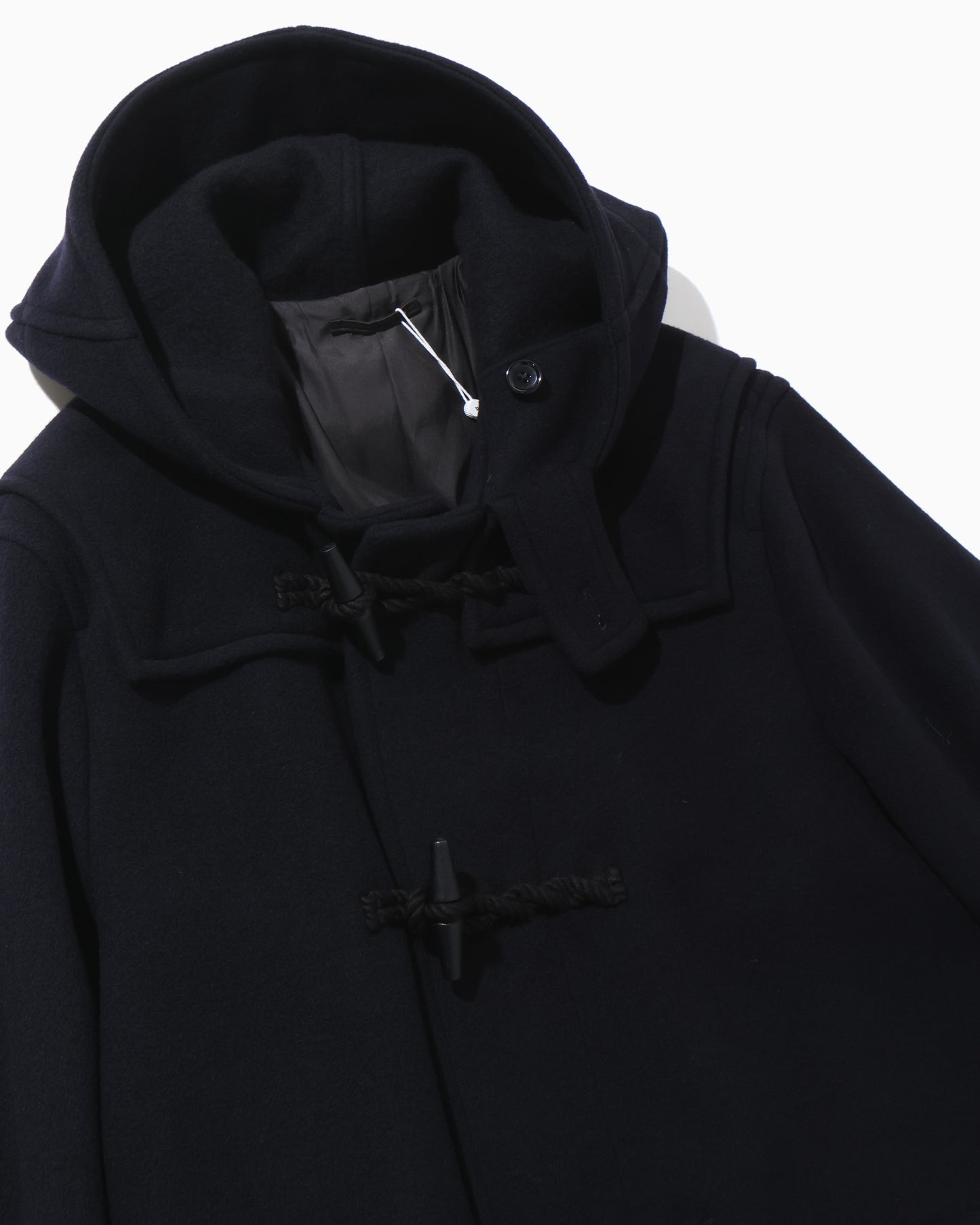 Wool Felton Duffle Coat DarkNavy×Black-toggle