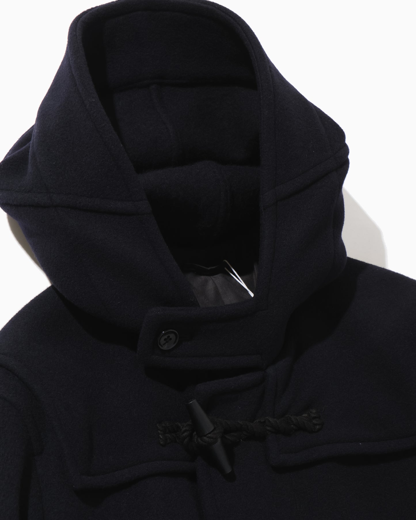 Wool Felton Duffle Coat DarkNavy×Black-toggle