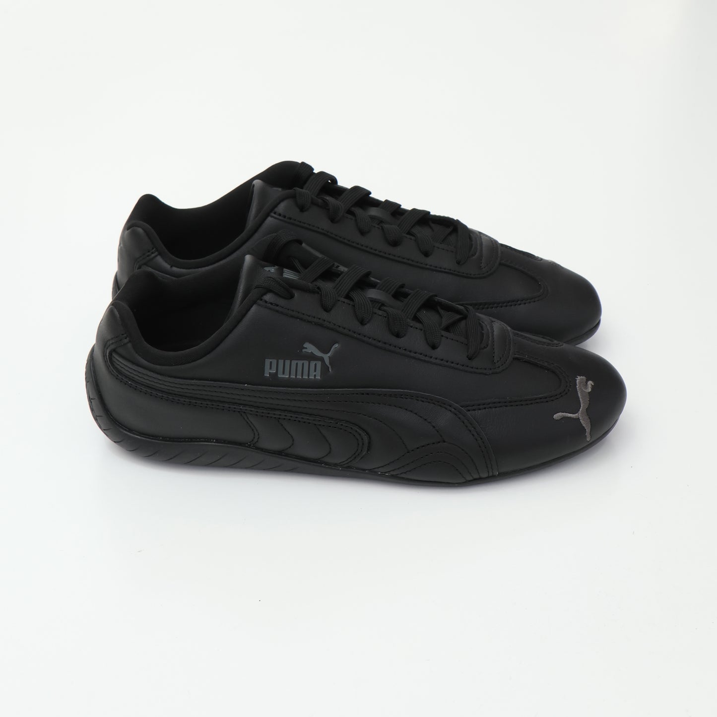 Speedcat Full Lthr PUMA Black-Shadow Gray