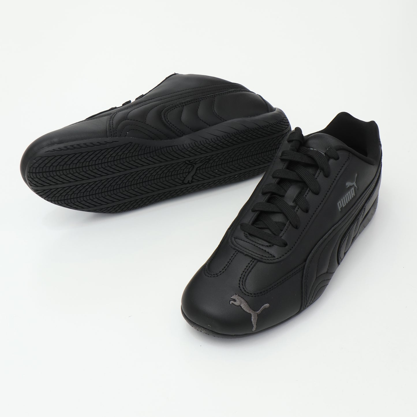 Speedcat Full Lthr PUMA Black-Shadow Gray