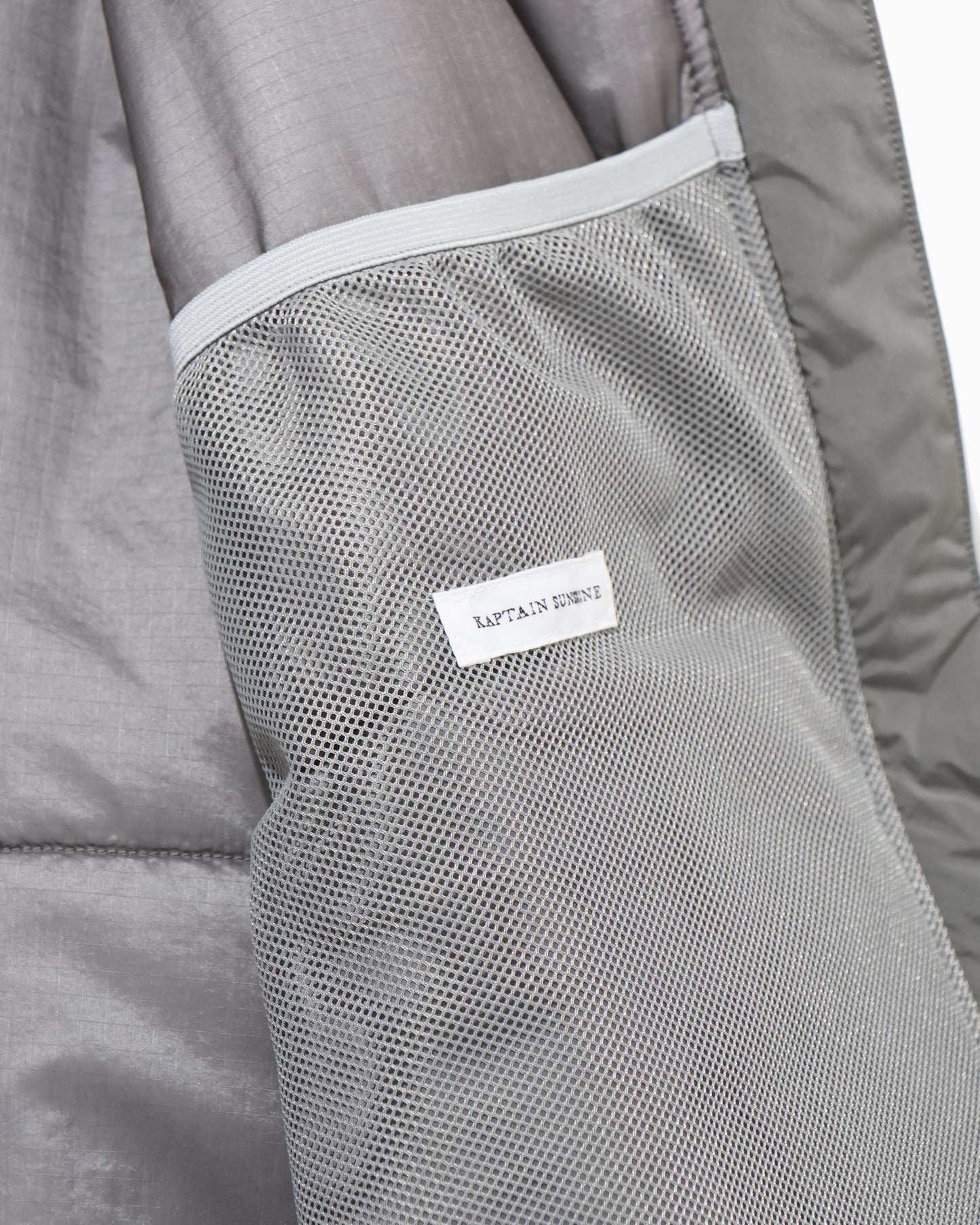 Poly Nylon Puffer Jacket  GREY