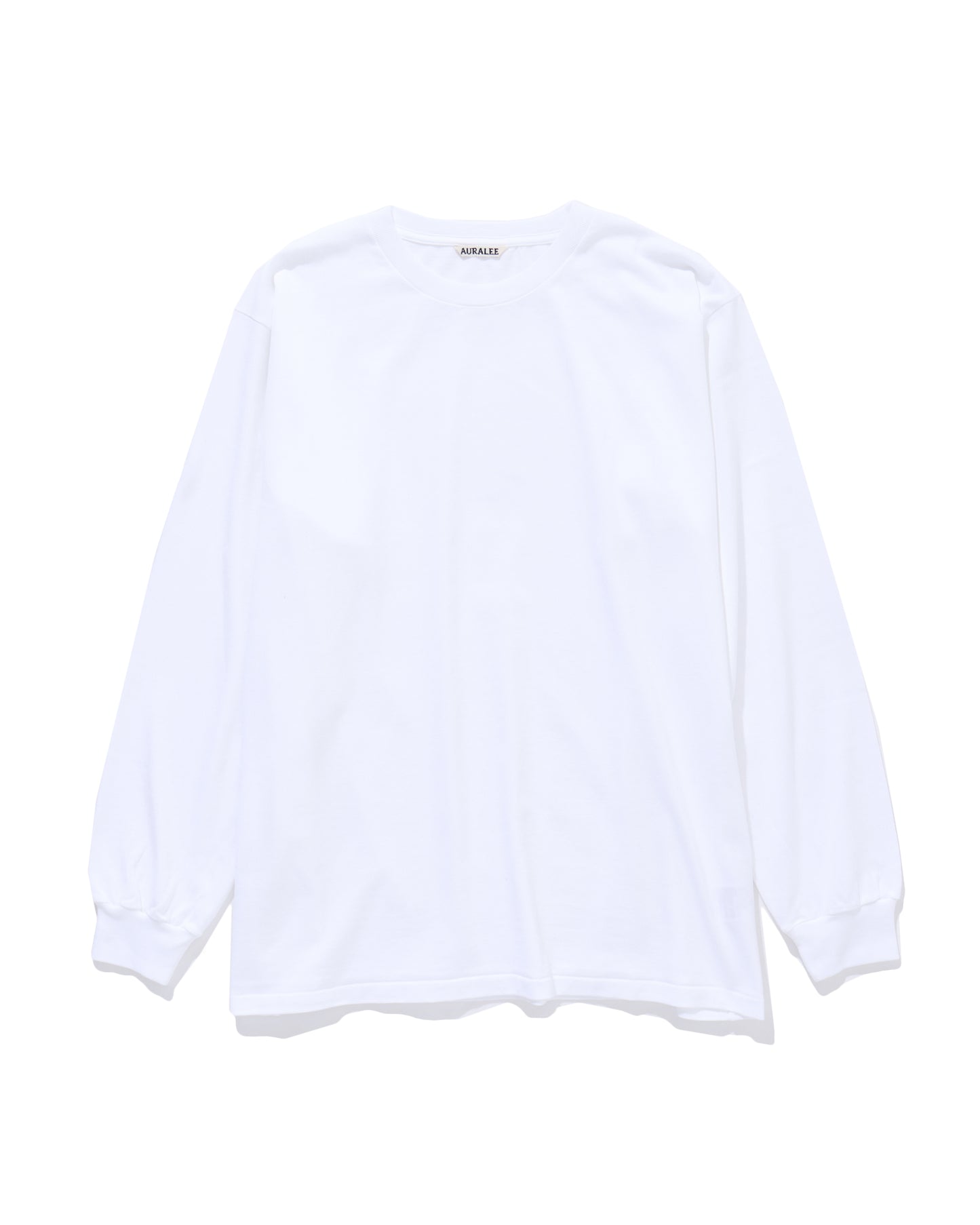 LUSTER PLAITING L/S TEE WHITE
