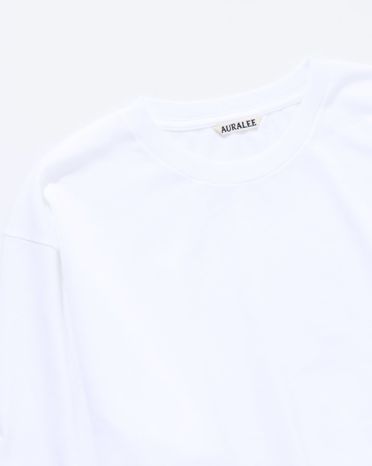 LUSTER PLAITING L/S TEE WHITE