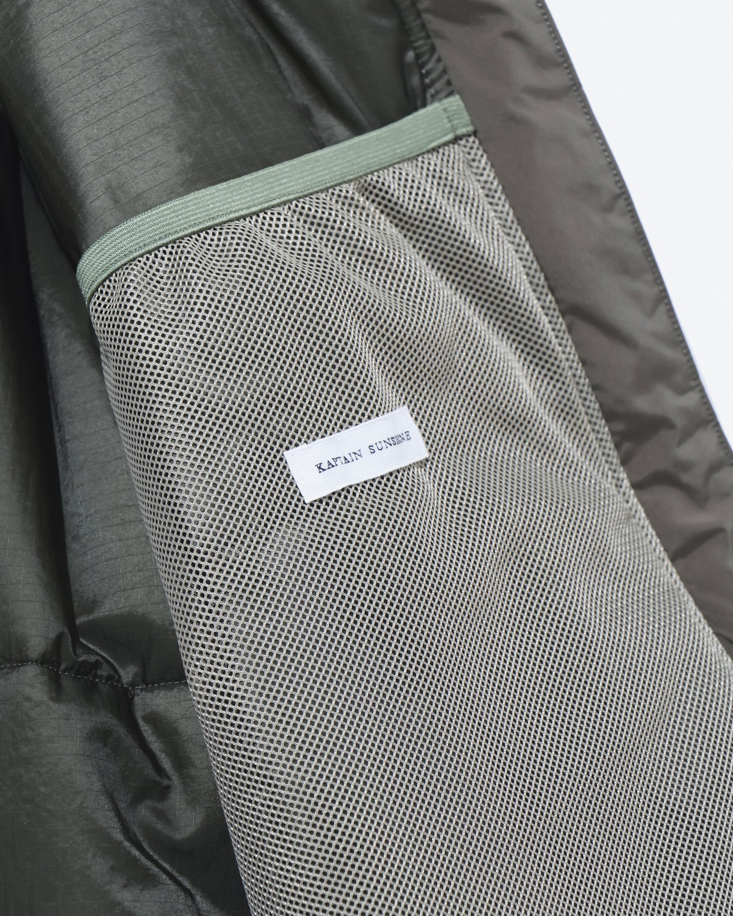 Poly Nylon Puffer Jacket  OLIVE