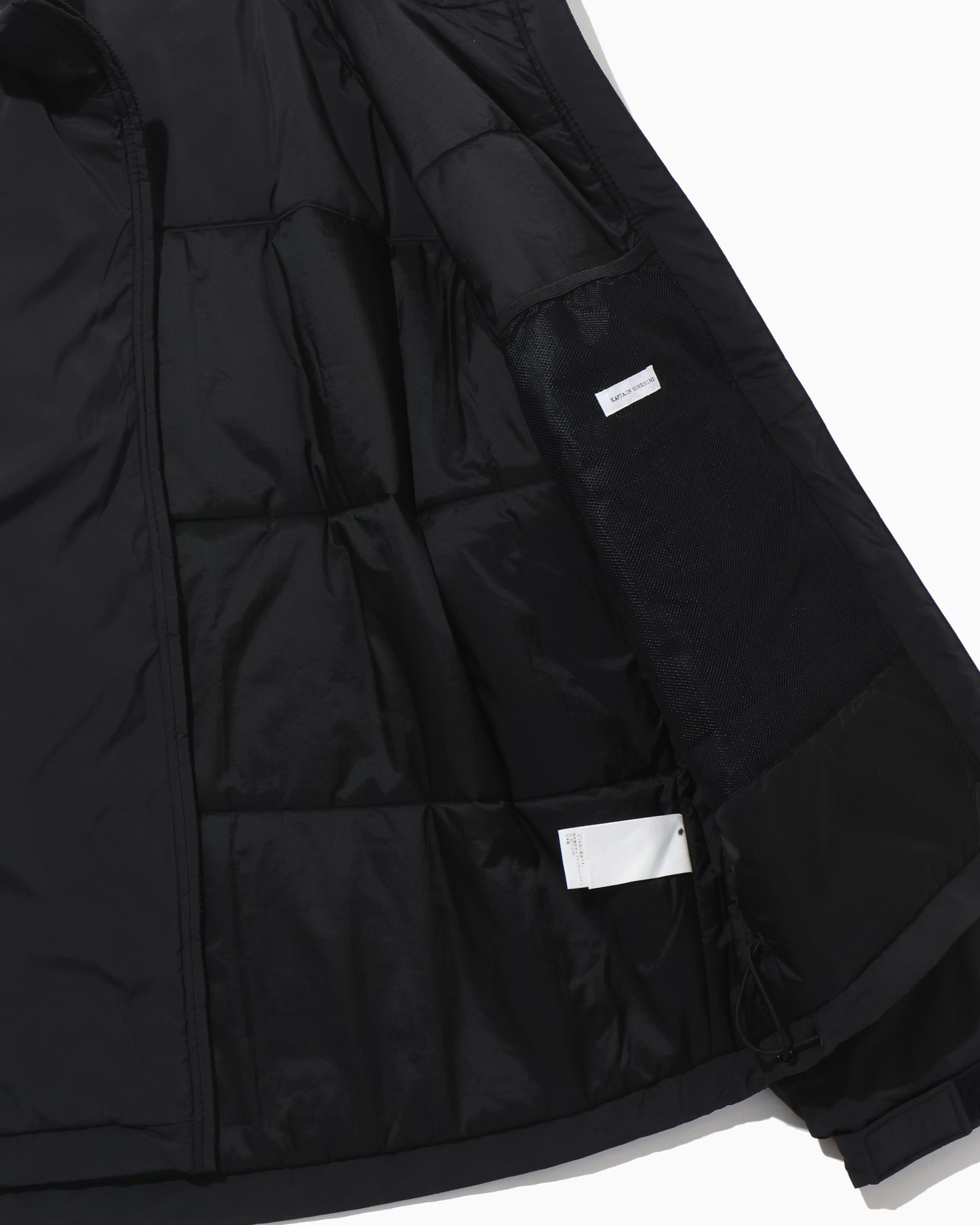 Poly Nylon Puffer Jacket  BLACK