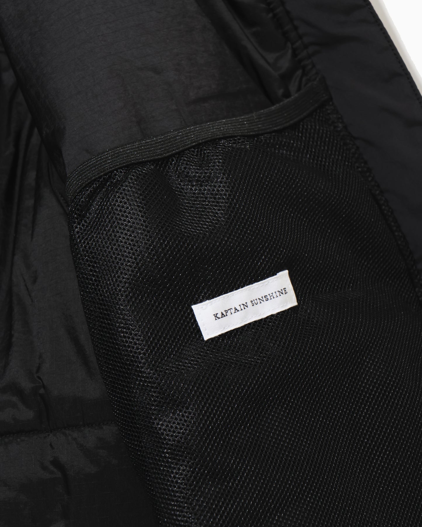 Poly Nylon Puffer Jacket  BLACK