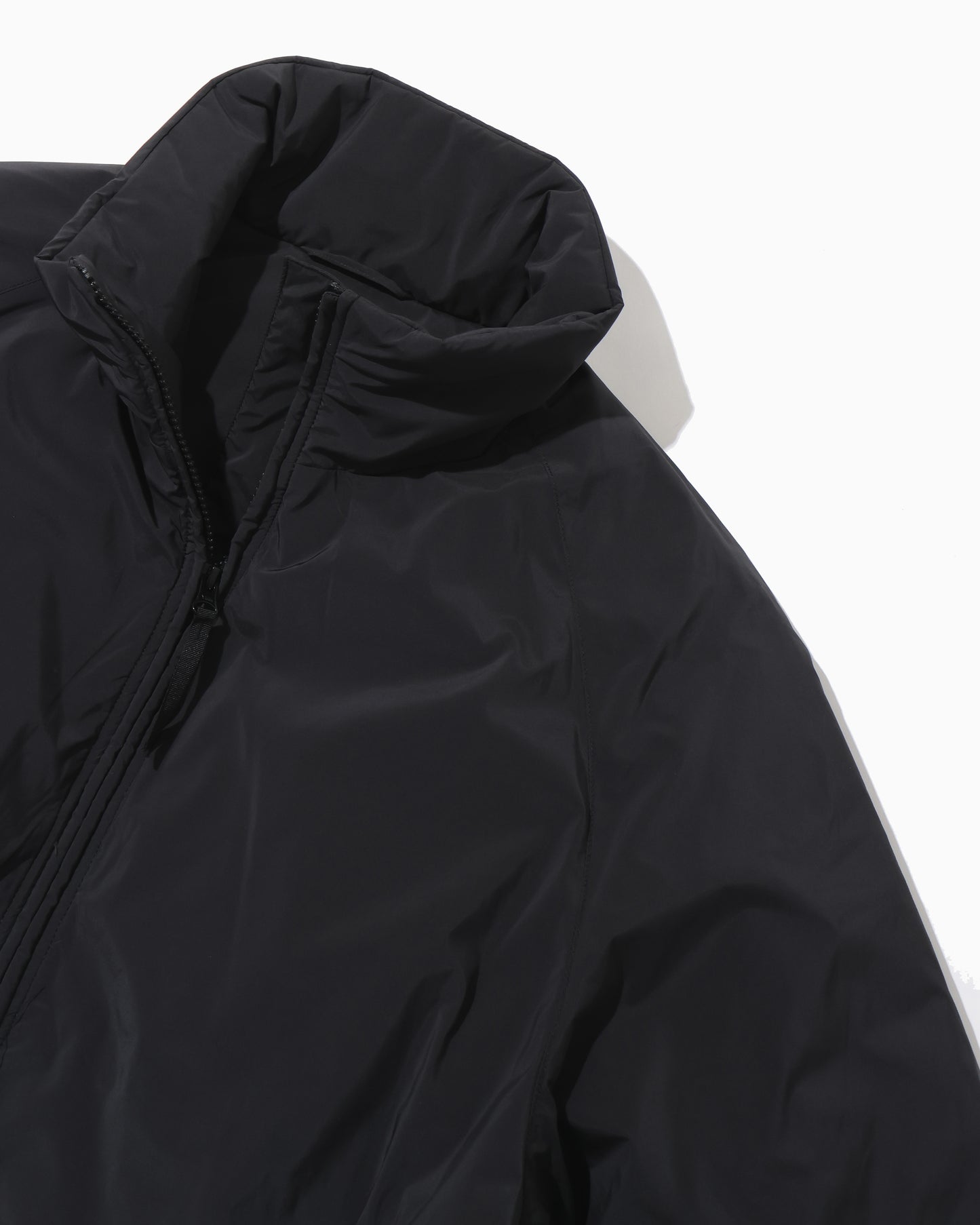 Poly Nylon Puffer Jacket  BLACK