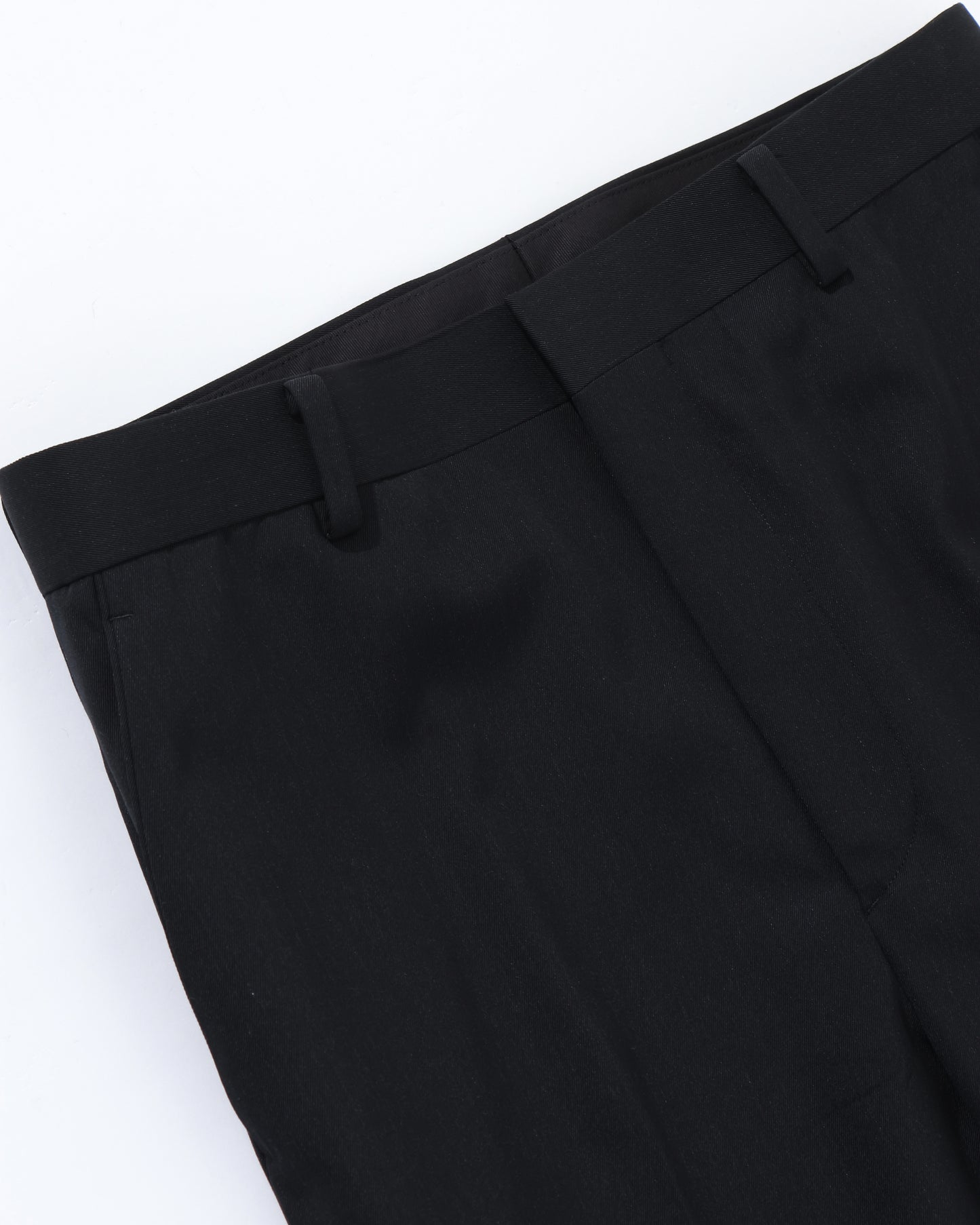 LIGHT WOOL MAX GABARDINE SLACKS TOP BLACK