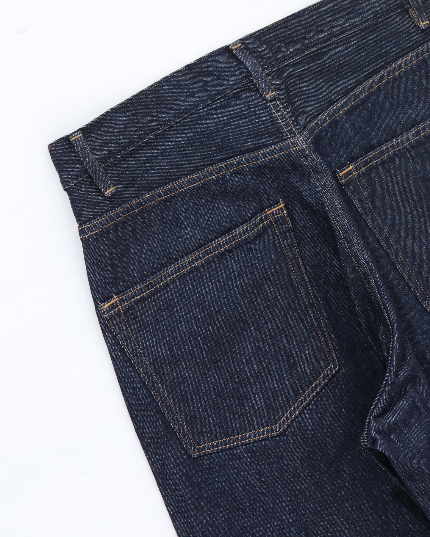 HARD TWIST DENIM WIDE PANTS INDIGO