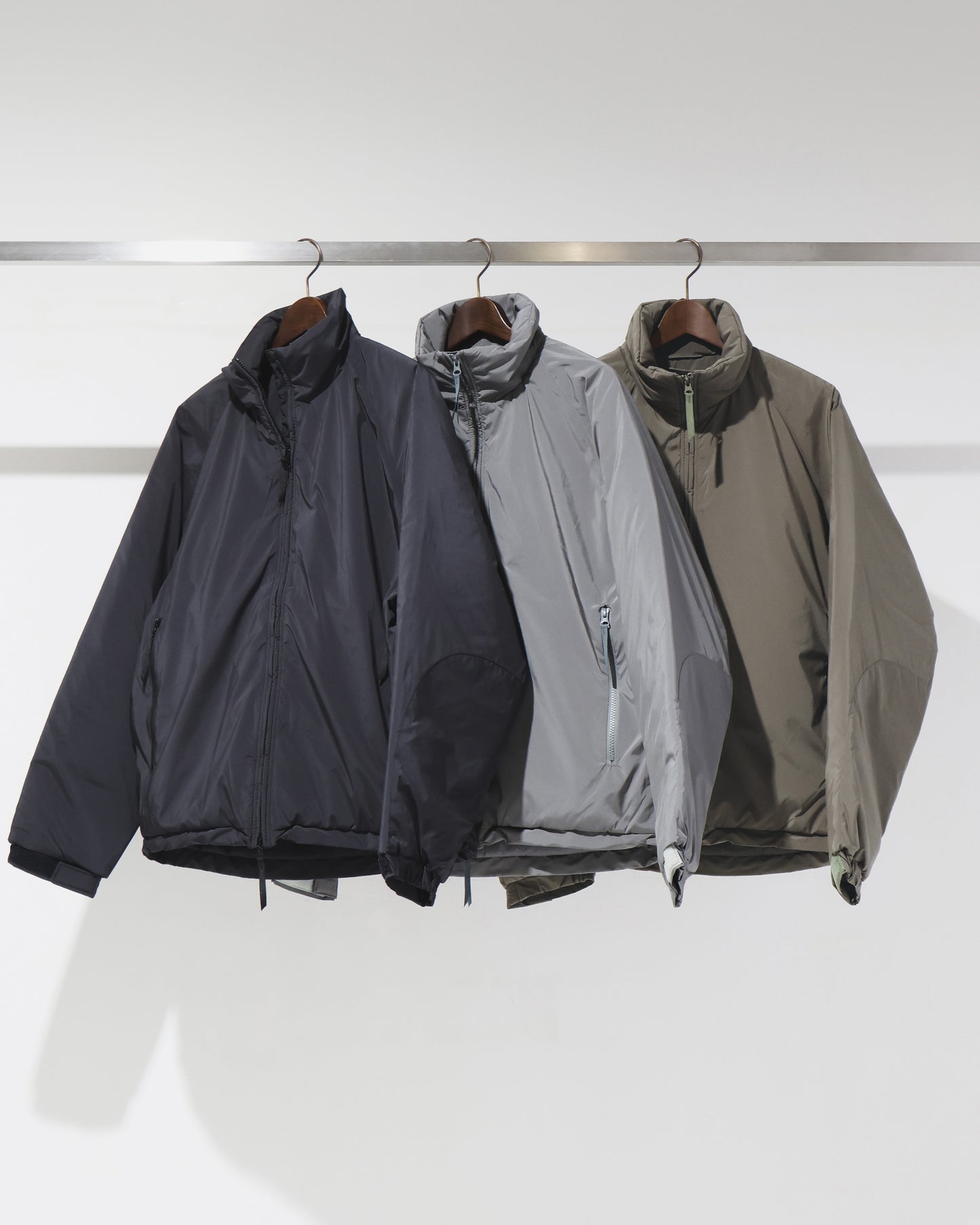 Poly Nylon Puffer Jacket  BLACK