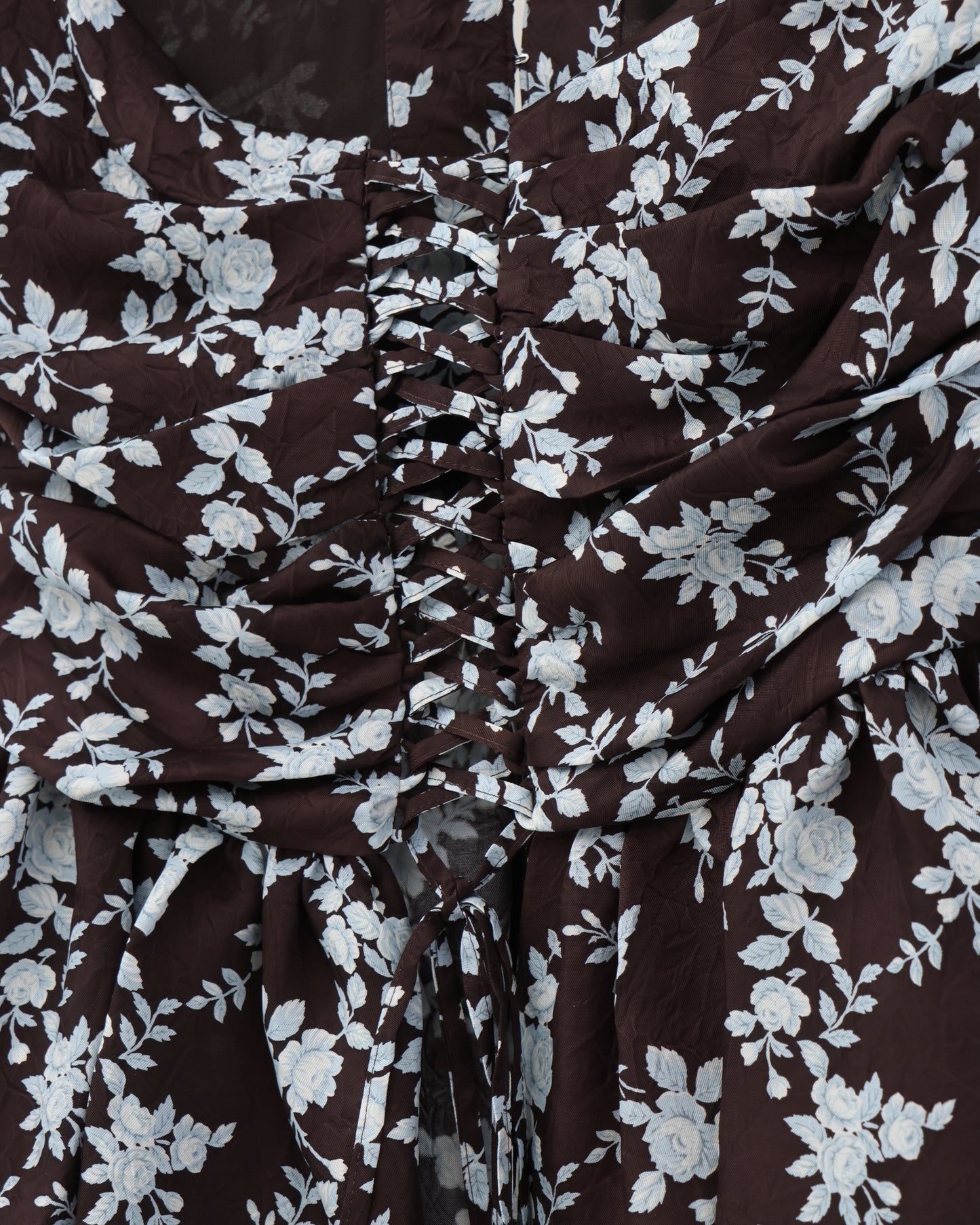 PUFF SLEEVE GATHERED BLOUSE