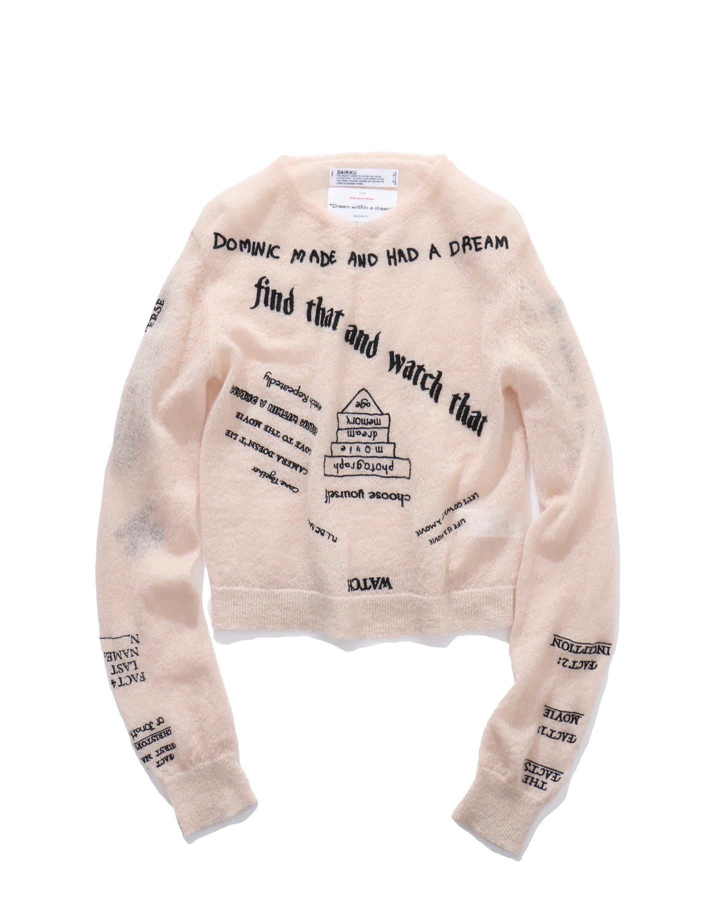 "TATTOO" Mohair Tite Knit