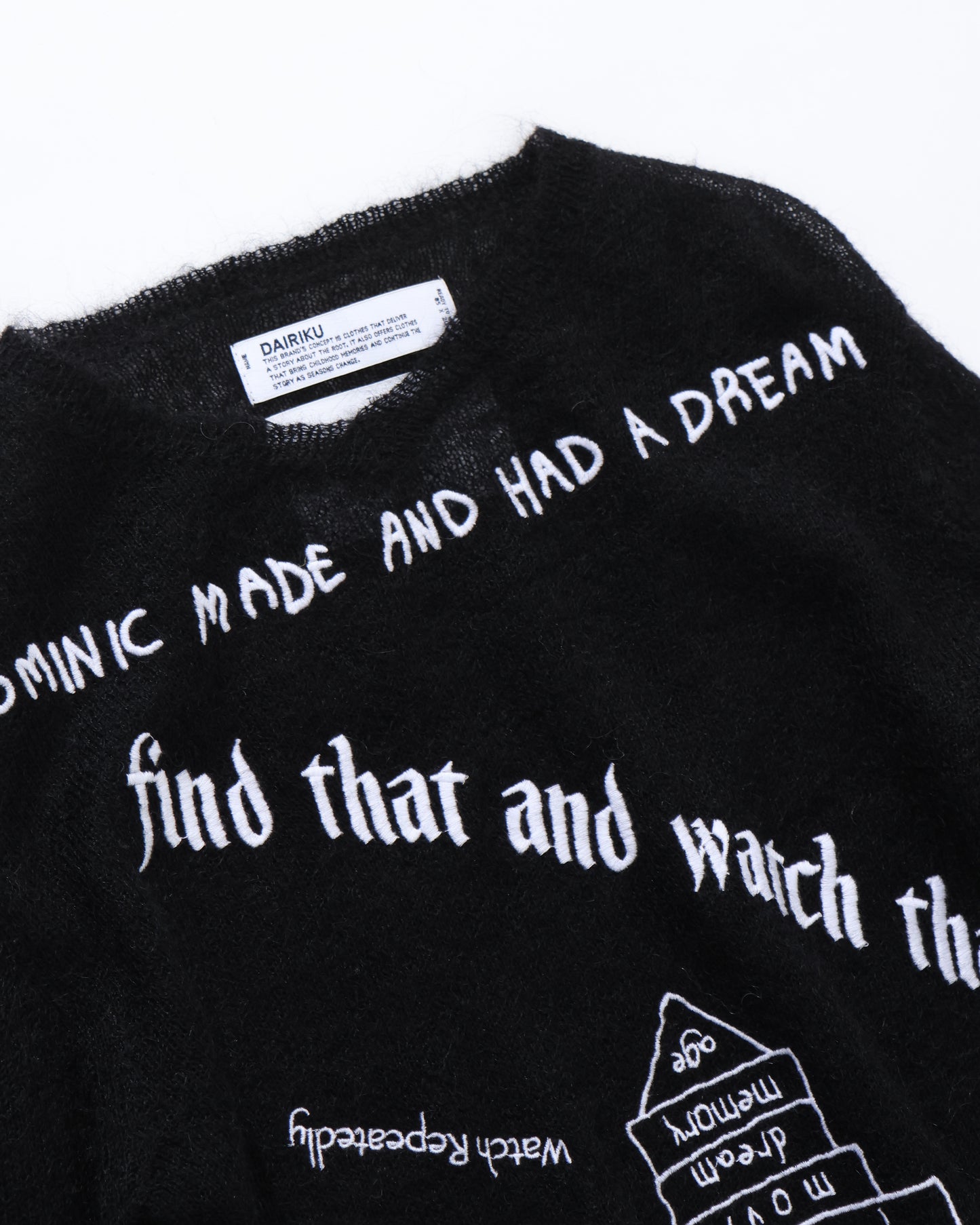 "TATTOO" Mohair Tite Knit