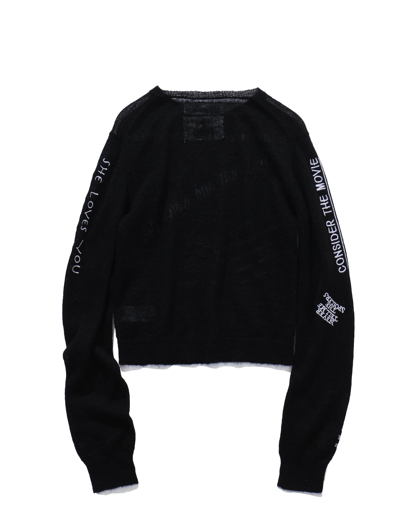 "TATTOO" Mohair Tite Knit