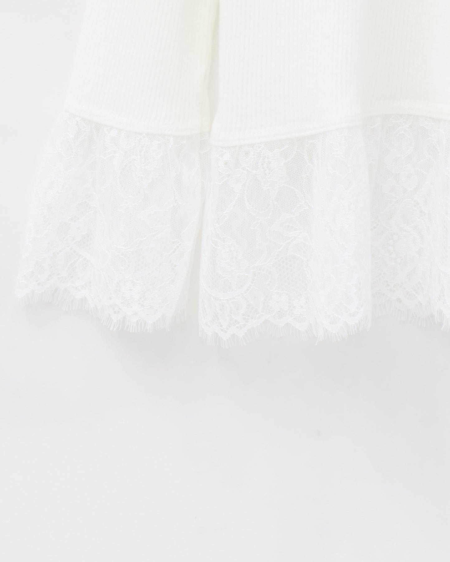 frill lace pullover