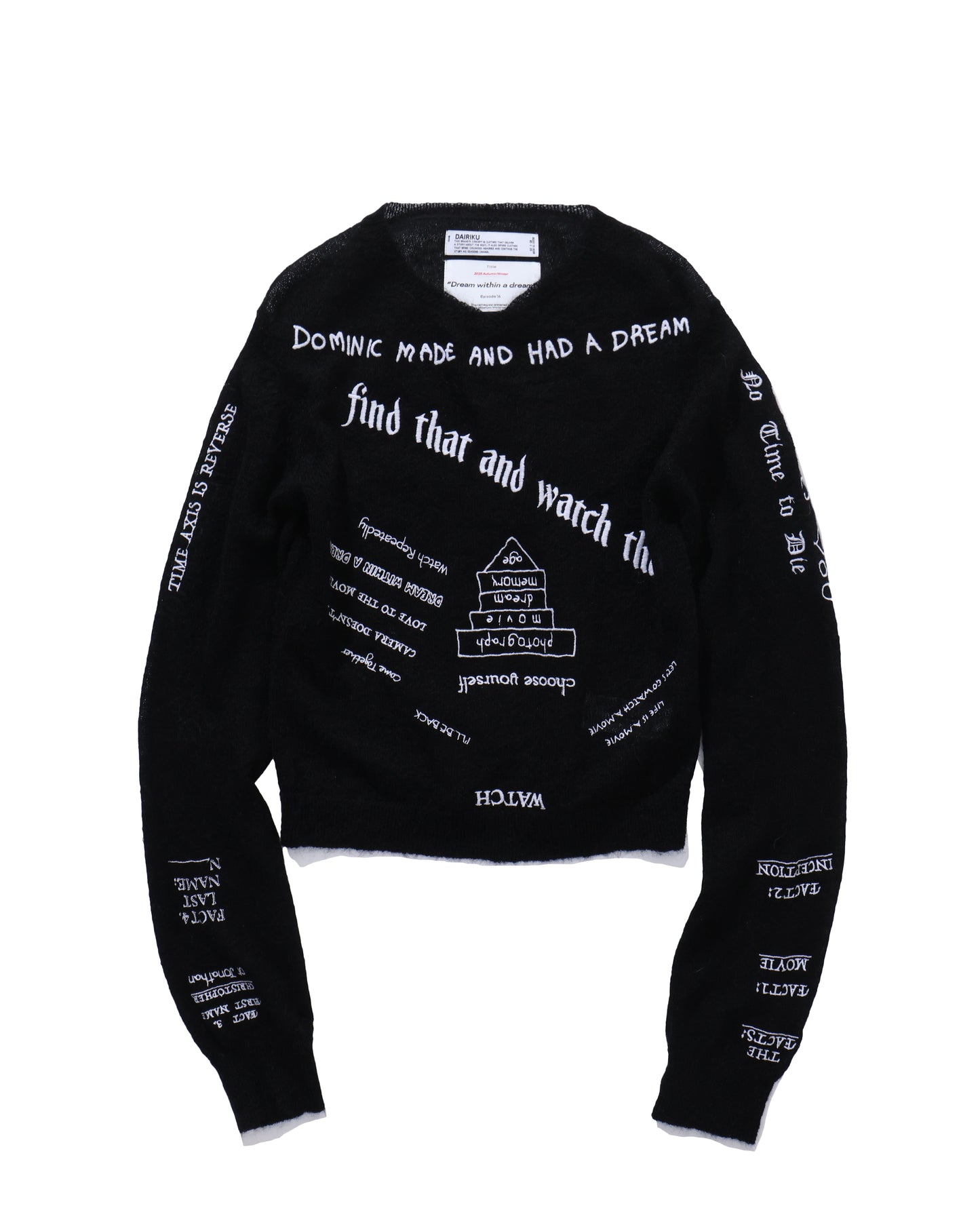 "TATTOO" Mohair Tite Knit