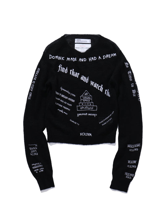 "TATTOO" Mohair Tite Knit