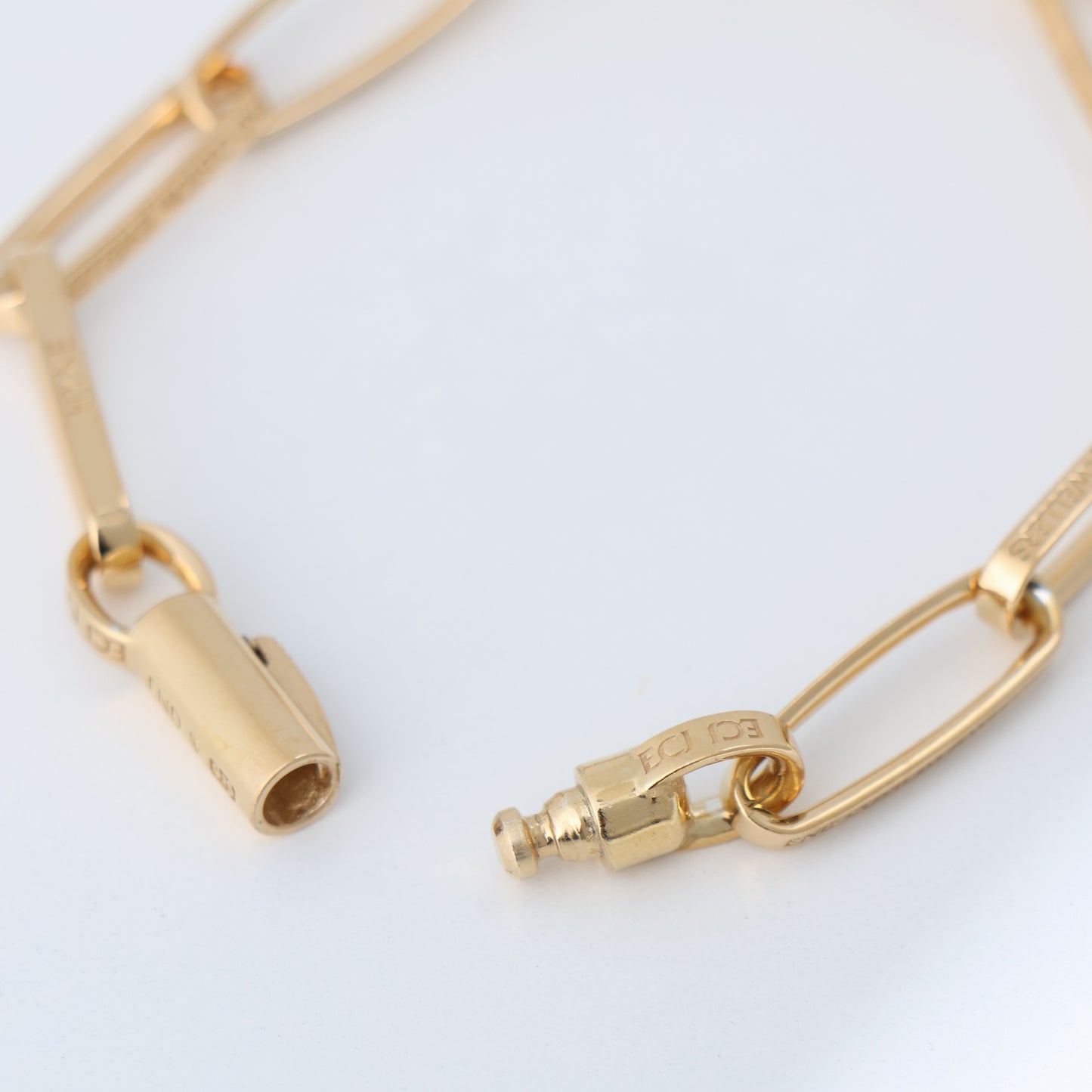 HALF ROUNDED CHAIN BRACELET 19362