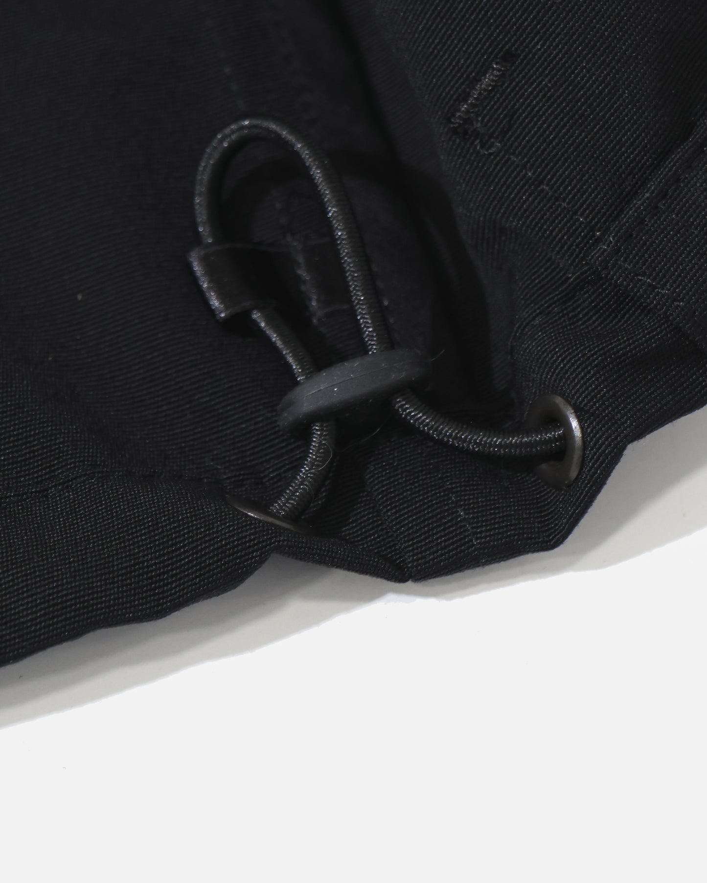 WOOL MAX CANVAS BLOUSON BLACK