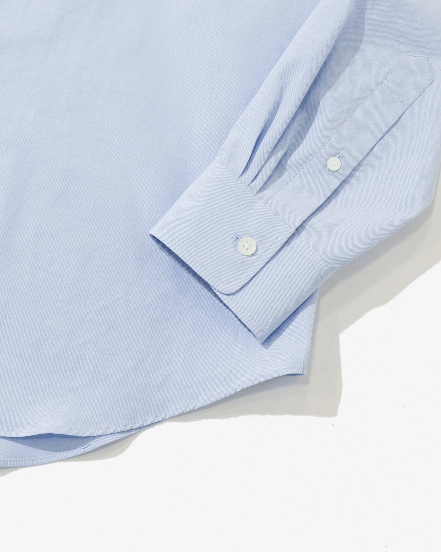 WASHED FINX WEATHER CHAMBRAY SHIRT LIGHT BLUE