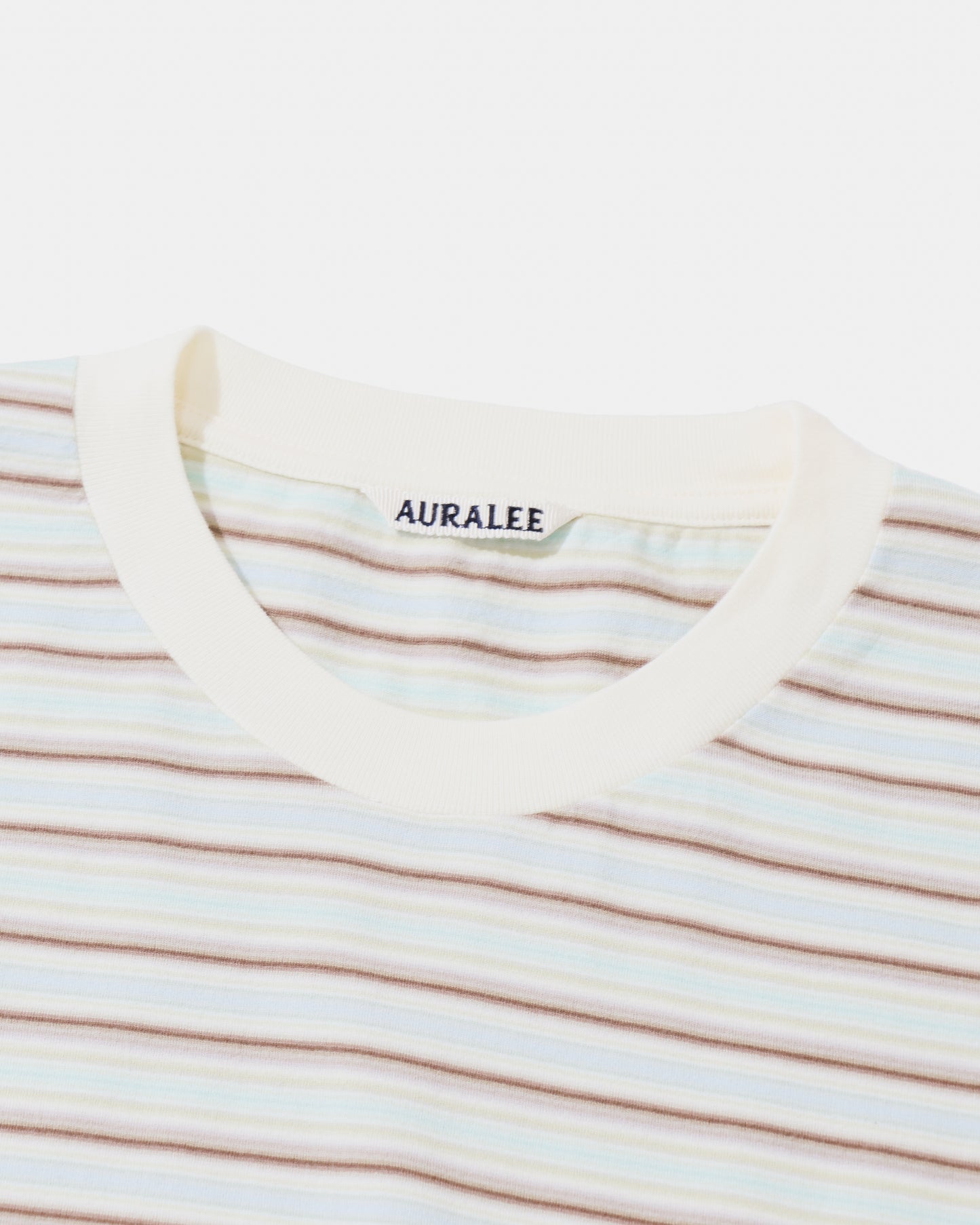 GRADIENT STRIPE JERSEY TEE FADE MINT STRIPE