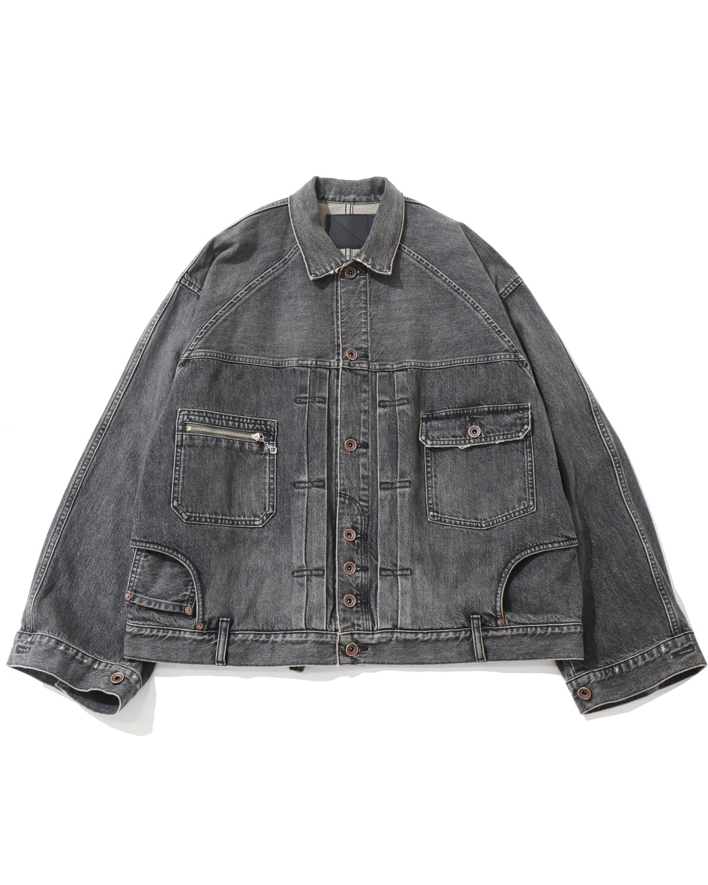 "Inception" Vintage Washed Denim Jacket
